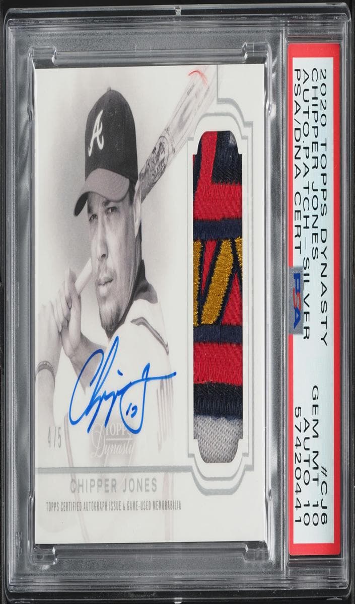 Chipper Jones 2020 topps