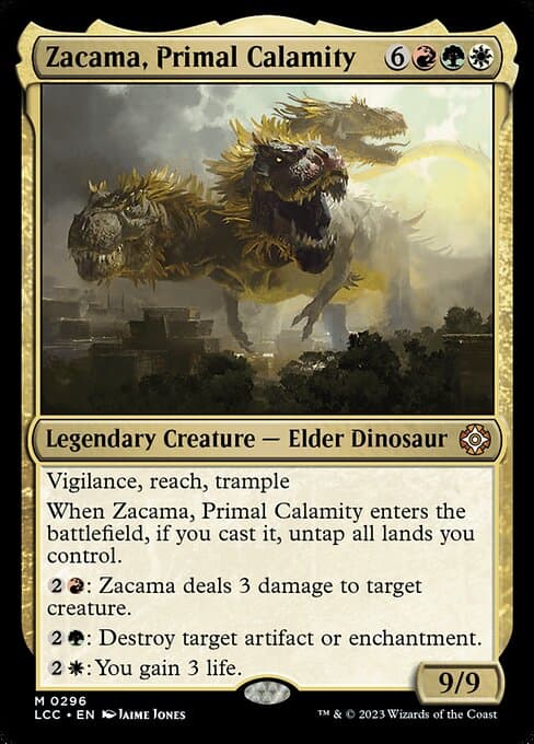 Zacama, Primal Calamity 2023 Magic: The Gathering Commander Masters