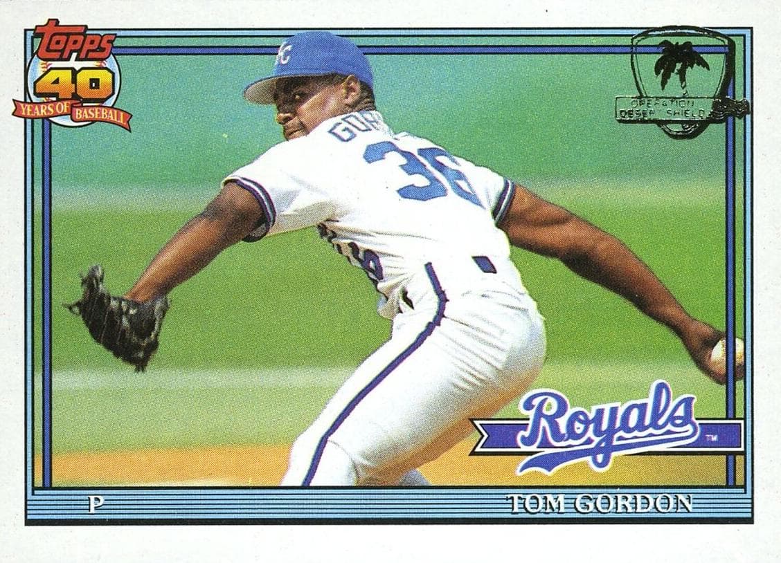 Tom Gordon 1991 topps O-Pee-Chee