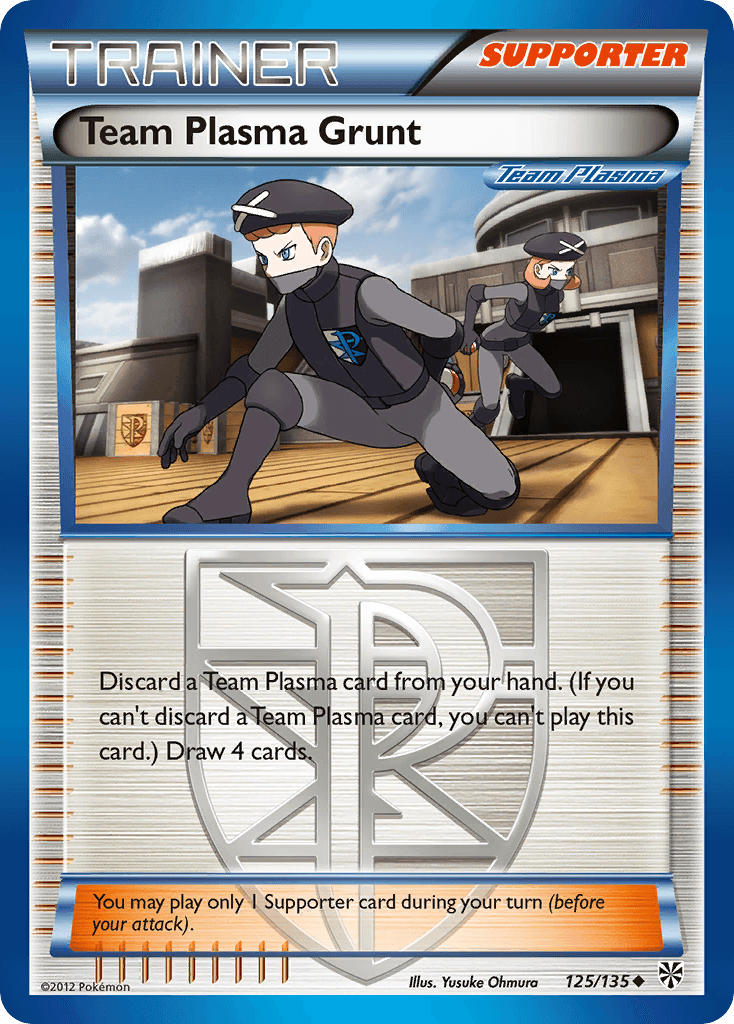 Team Plasma Grunt 2012 Pokemon Japanese Team Plasma Battle Gift Set