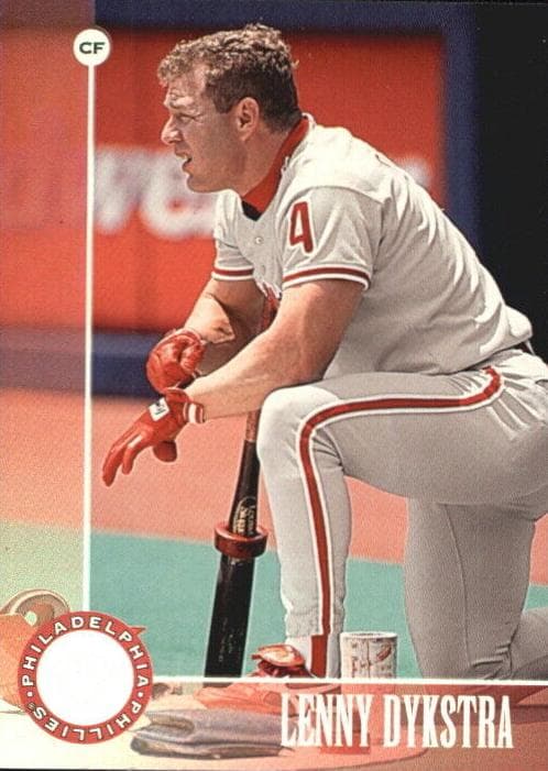 Lenny Dykstra 1996 leaf