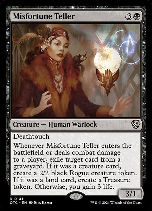 Misfortune Teller 2022 Magic: The Gathering New Capenna Commander