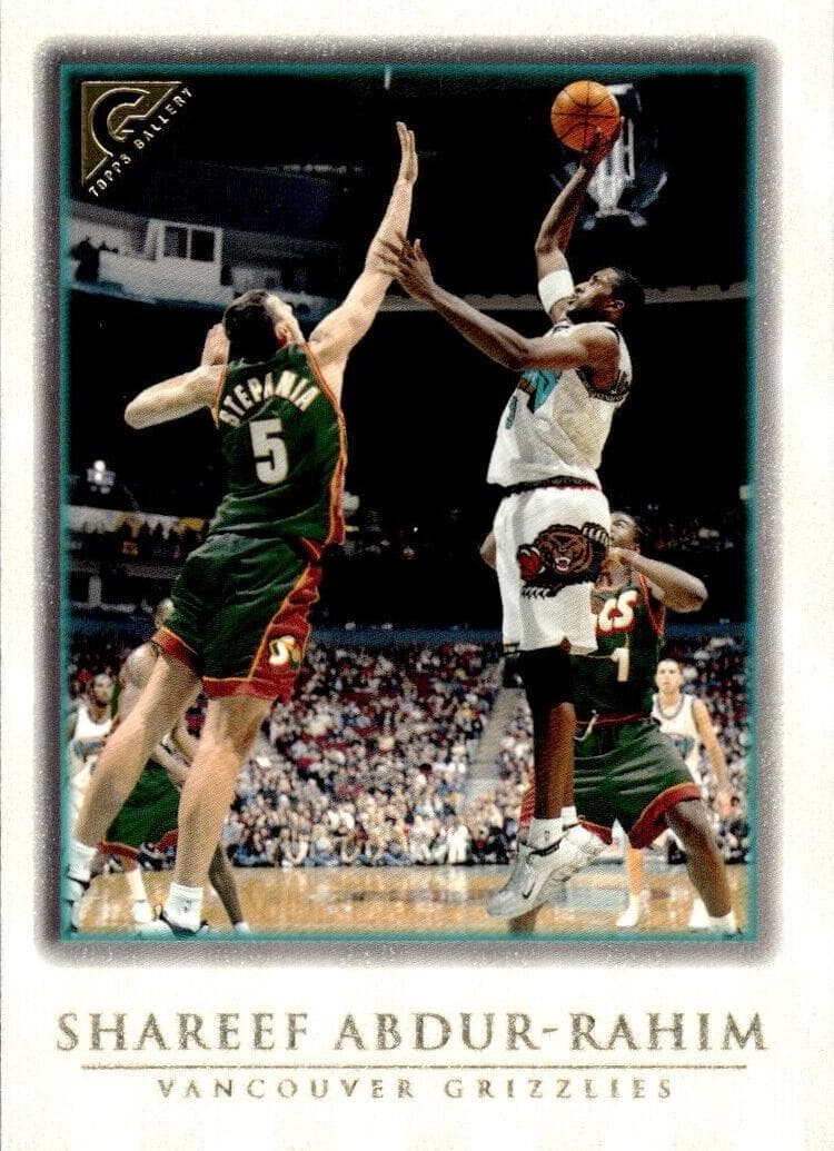 Shareef Abdur-Rahim 1999 topps Topps Gallery