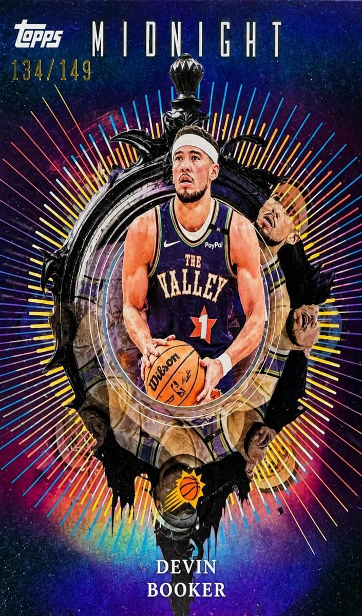 Devin Booker 2025 topps Topps Midnight