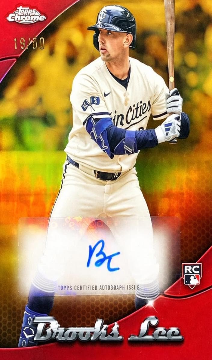 Brooks Lee 2025 topps Topps Chrome Update