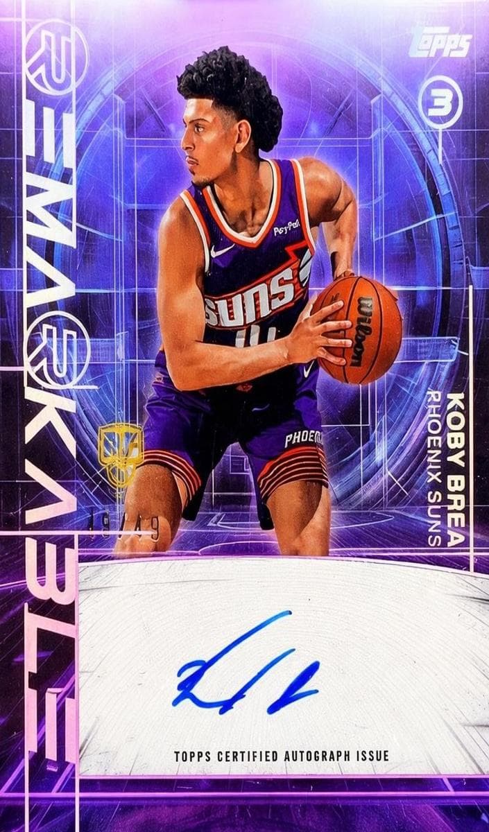 Koby Brea 2025 topps Topps 3
