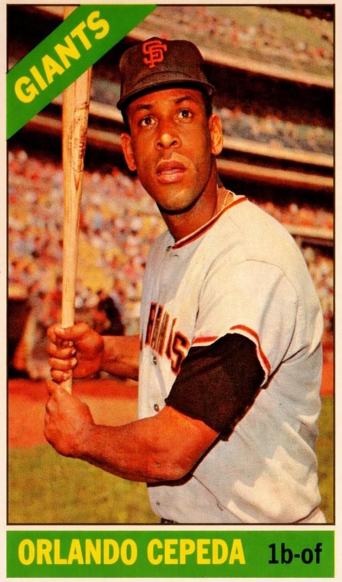 Orlando Cepeda 1966 topps Topps Venezuelan