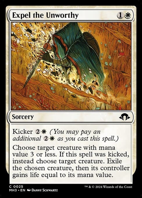 Expel the Unworthy 2024 Magic: The Gathering Modern Horizons 3