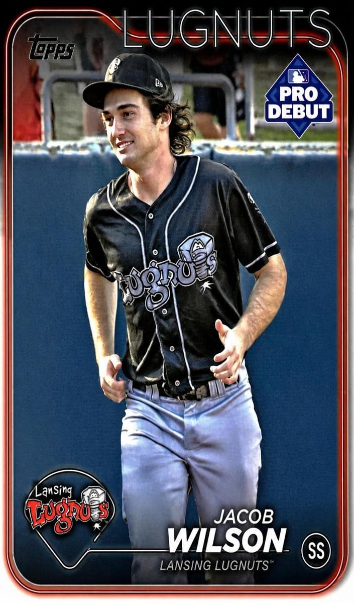 Jacob Wilson 2024 topps Topps Pro Debut