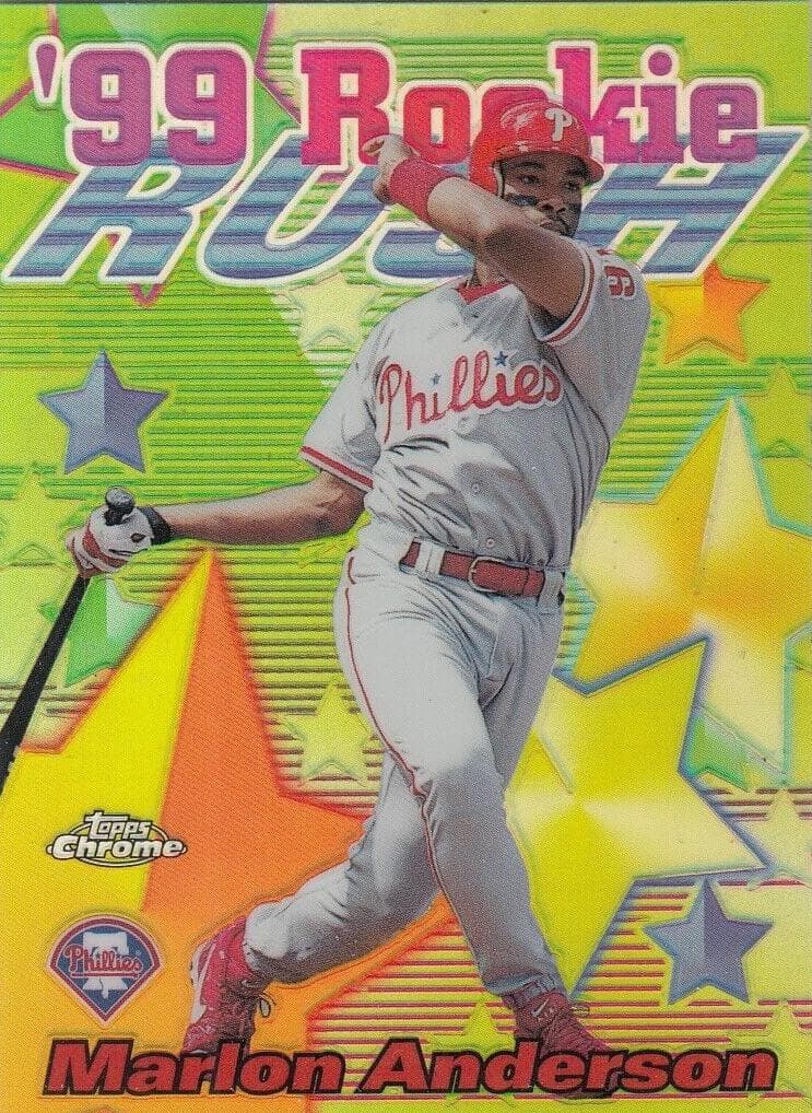 Marlon Anderson 1999 topps Topps Chrome