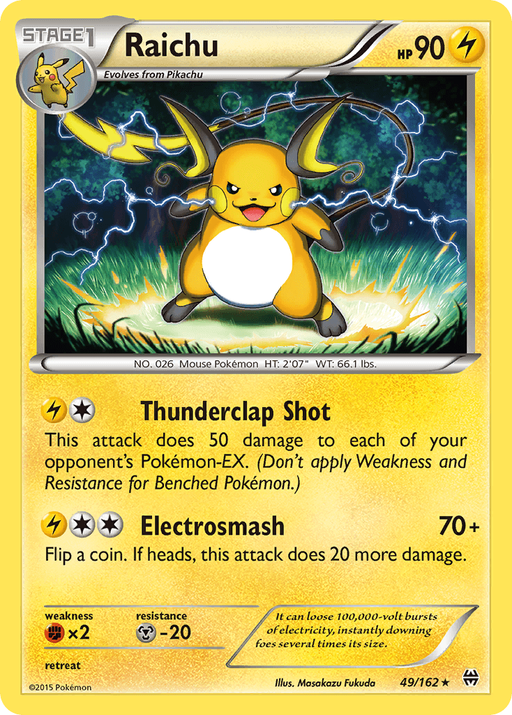 Raichu 2001 Pokemon
