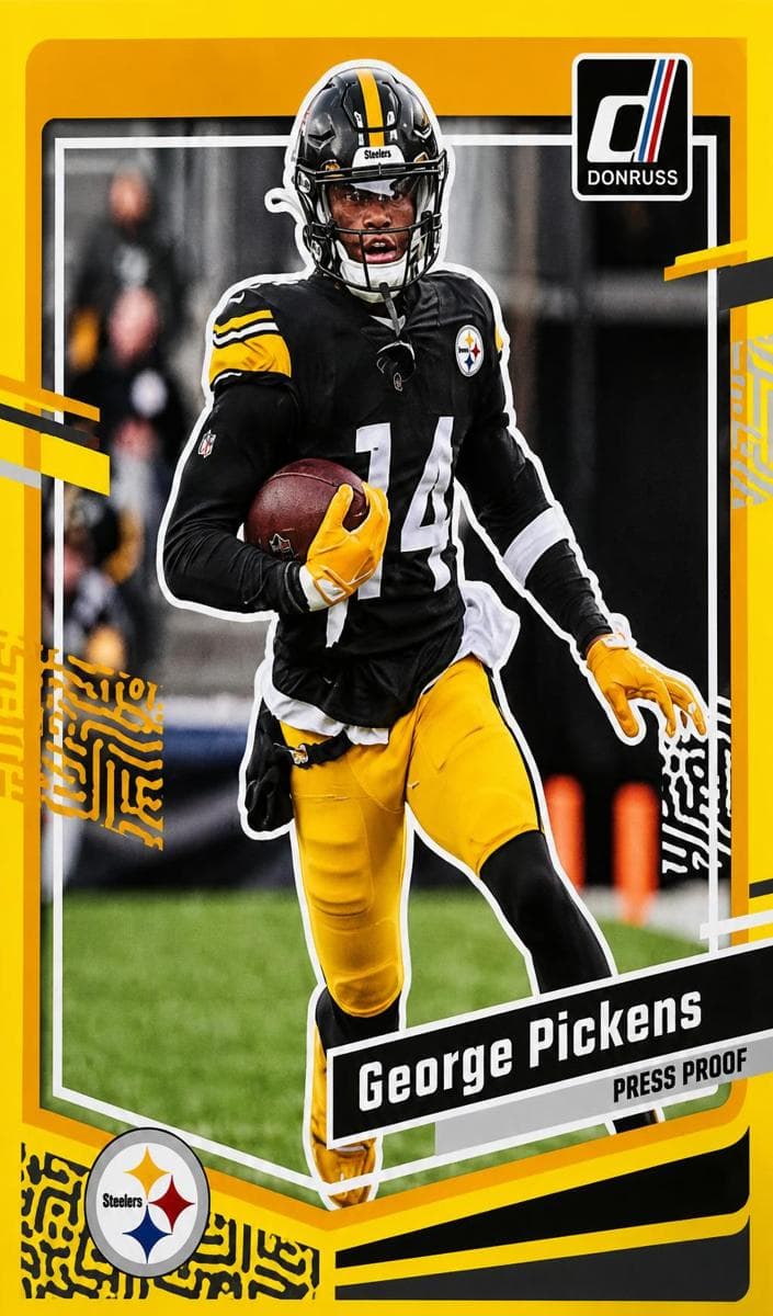 George Pickens 2023 panini Panini Donruss