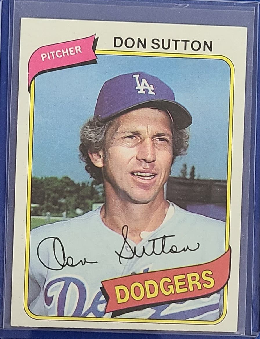 Don Sutton Los 1980 Topps 1980 Topps