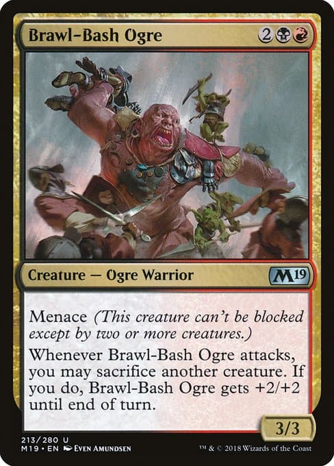 Brawl-Bash Ogre 2018 Magic: The Gathering Core Set 2019