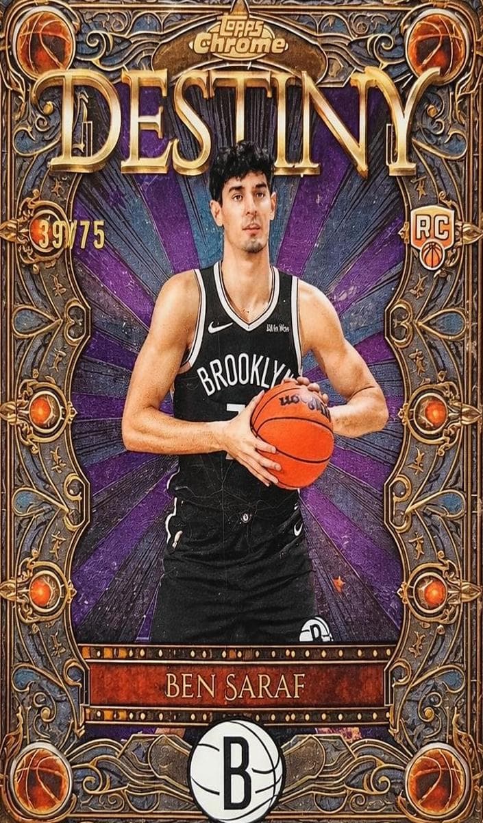 Ben Saraf 2025 topps Topps Chrome
