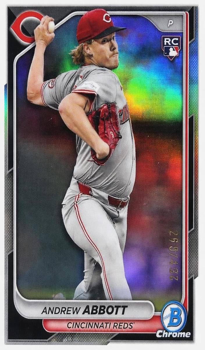Andrew Abbott 2024 bowman Bowman Chrome