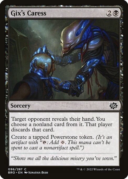 Gix's Caress 2022 Magic: The Gathering Brother's War