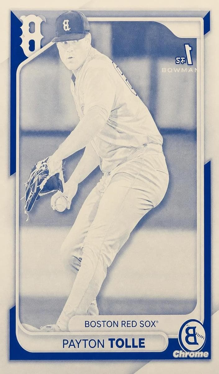 Payton Tolle 2024 bowman Bowman Draft Chrome