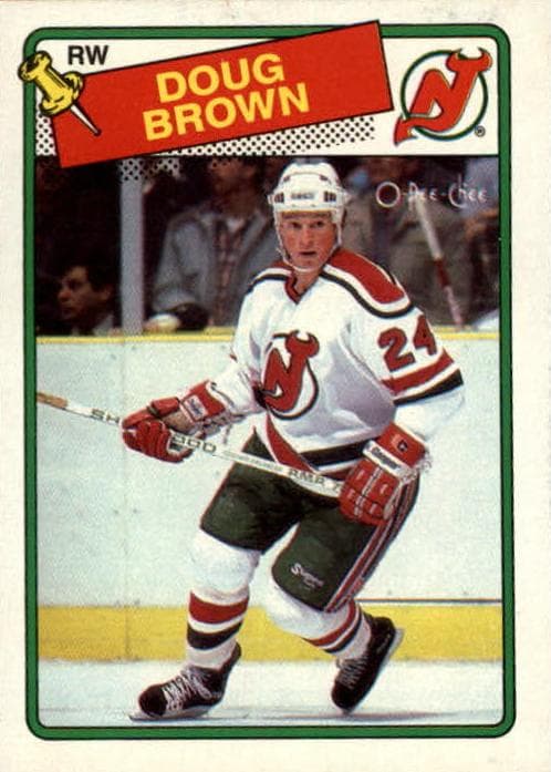 Doug Brown 1988 o-pee-chee O-Pee-Chee