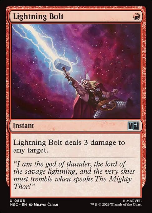 Lightning Bolt Magic: The Gathering
