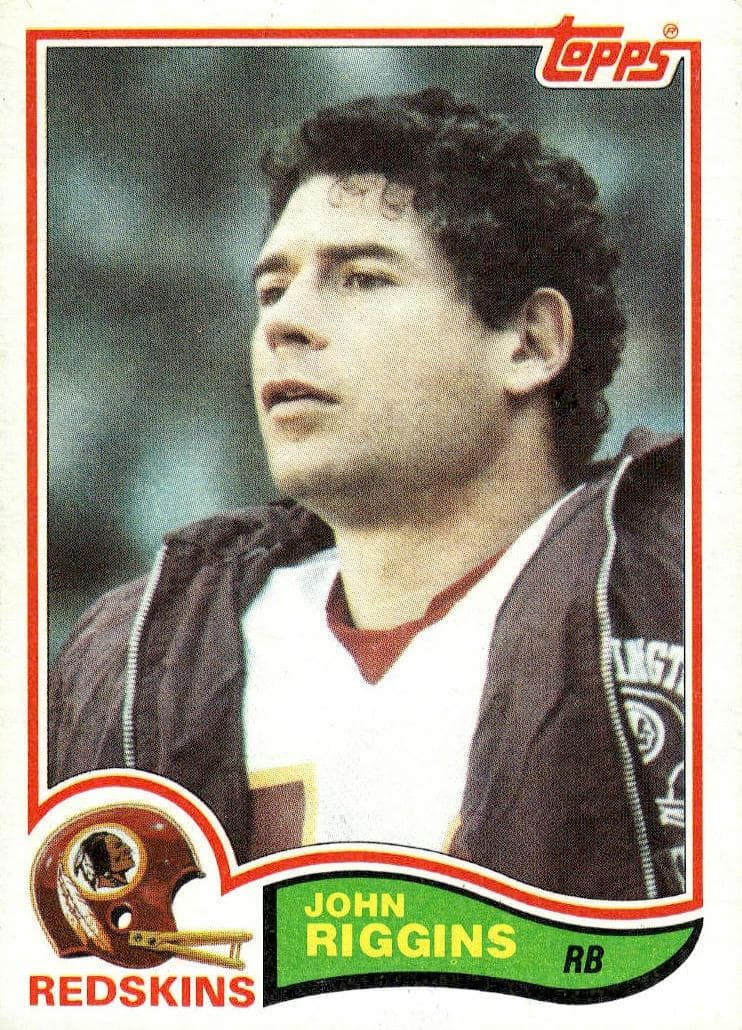 John Riggins 1982 topps