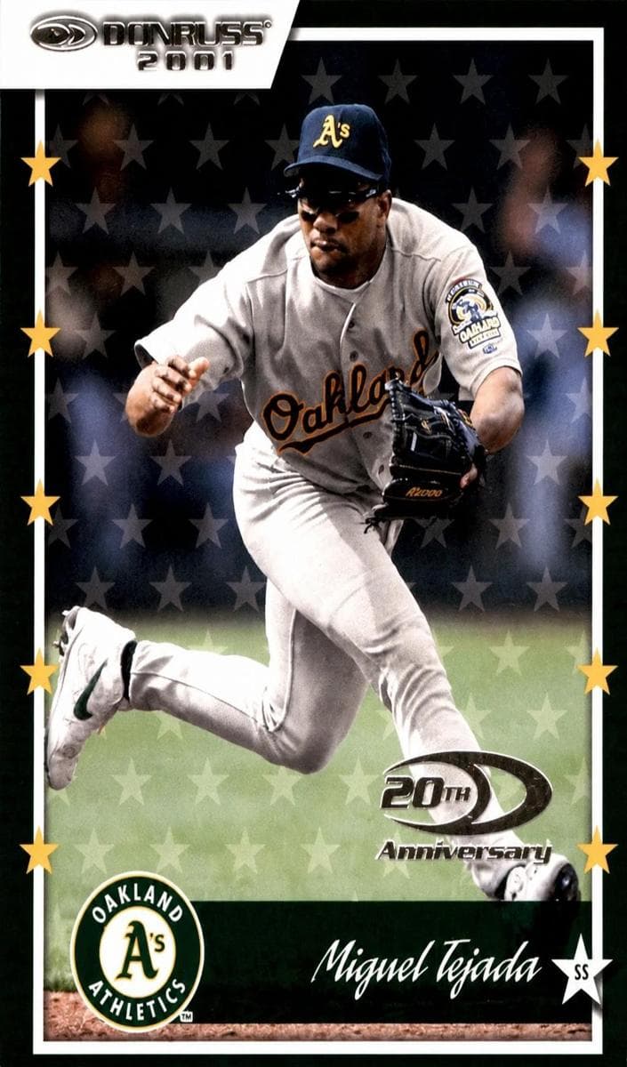 Miguel Tejada 2001 panini Donruss