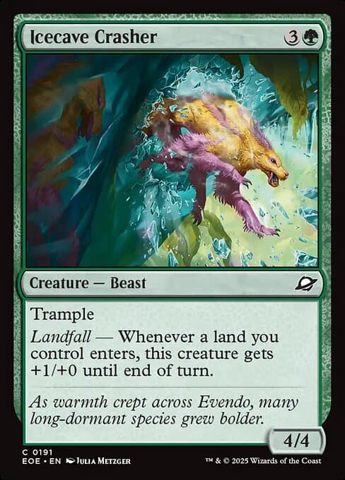 Icecave Crasher 2025 Magic: The Gathering Edge of Eternities