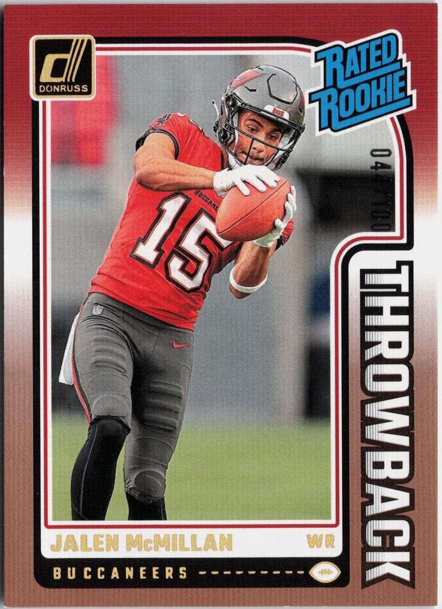 Jalen McMillan 2024 panini Donruss