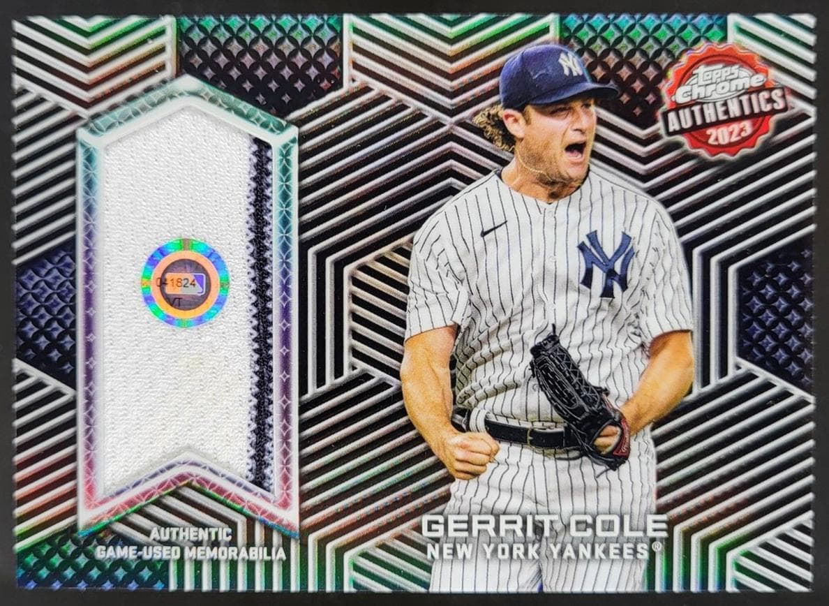Gerrit Cole 2023 topps Topps Chrome