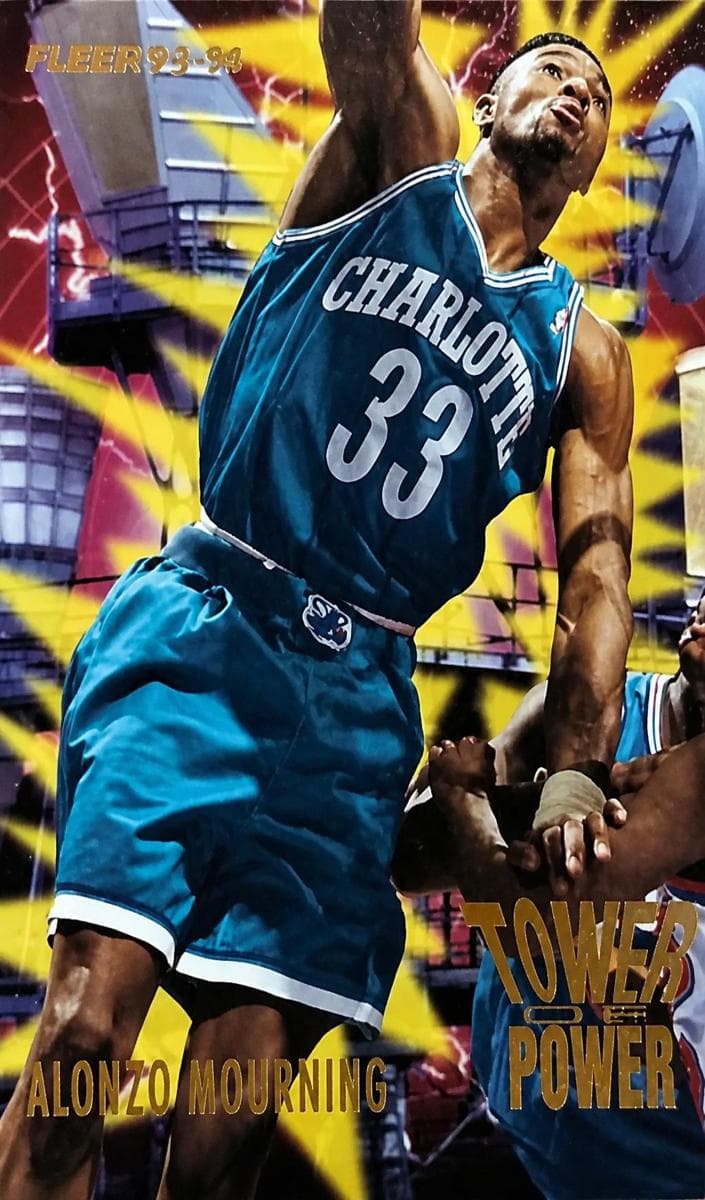 Alonzo Mourning 1994 fleer Fleer