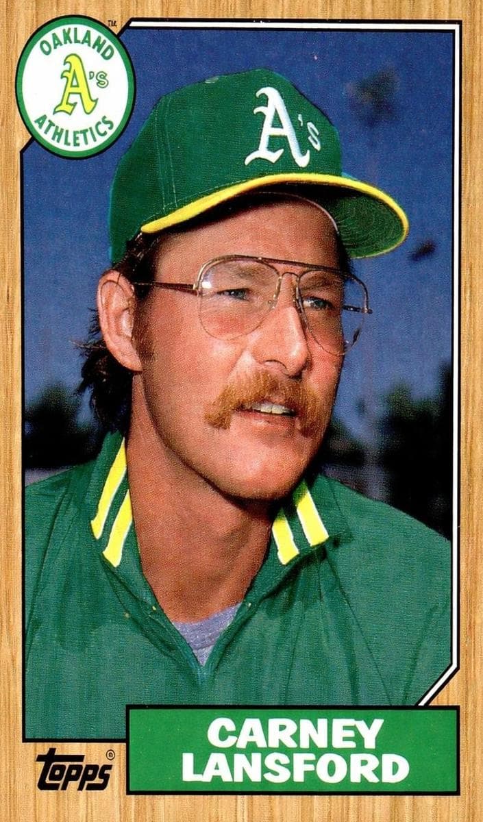 Carney Lansford 1987 topps Topps