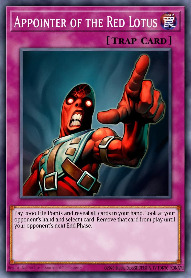 Appointer of the Red Lotus 2009 Yu-Gi-Oh!