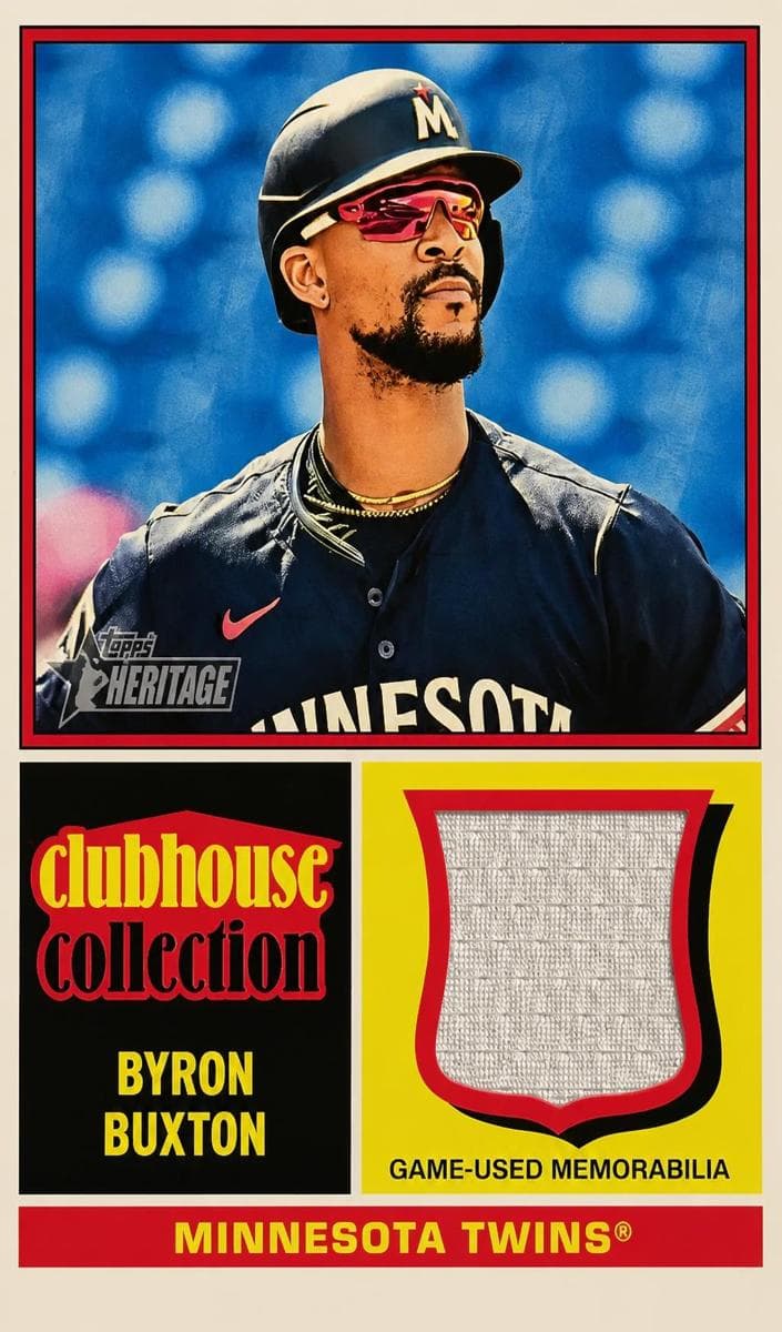 Byron Buxton 2025 topps Topps Heritage