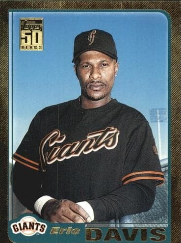 Eric Davis 2001 topps Topps Traded & Rookies