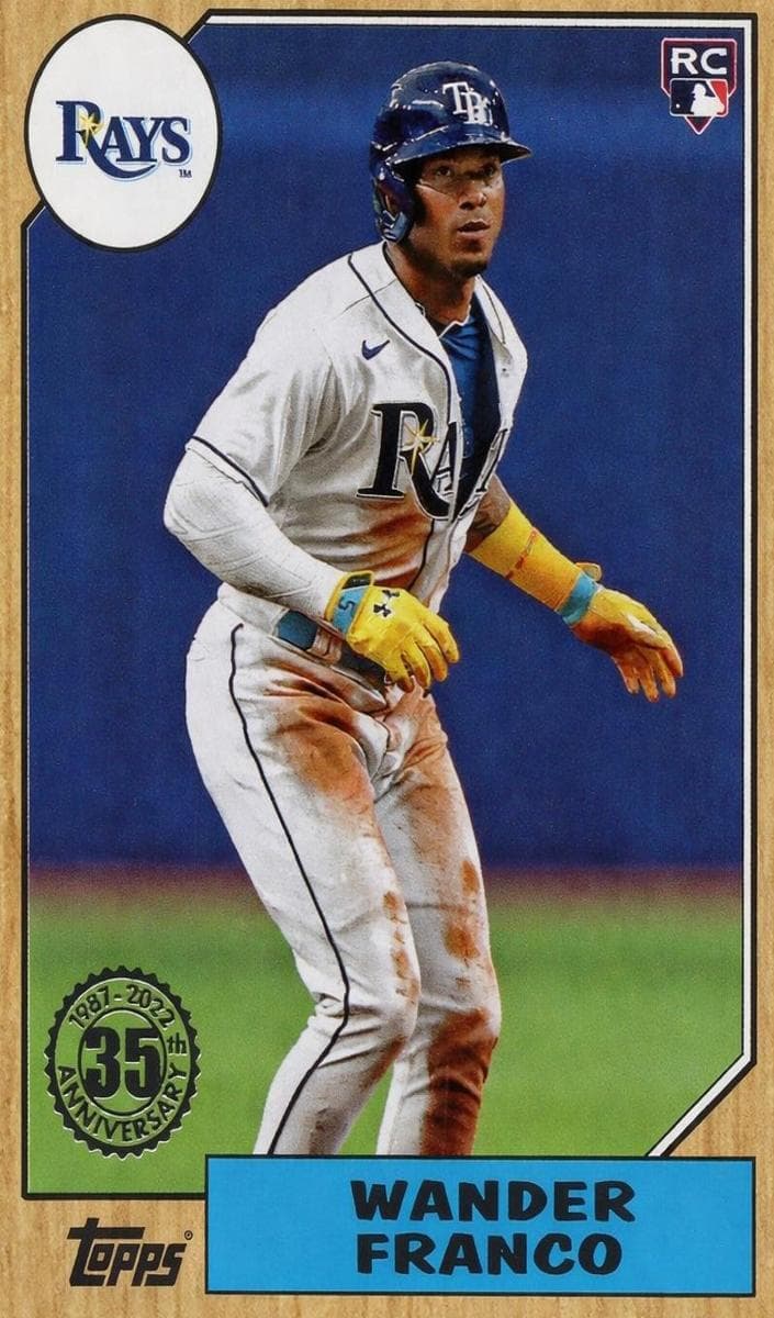 Wander Franco 2022 topps Topps Update