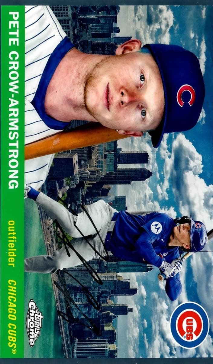 Pete Crow-Armstrong 2025 topps Topps Chrome Platinum