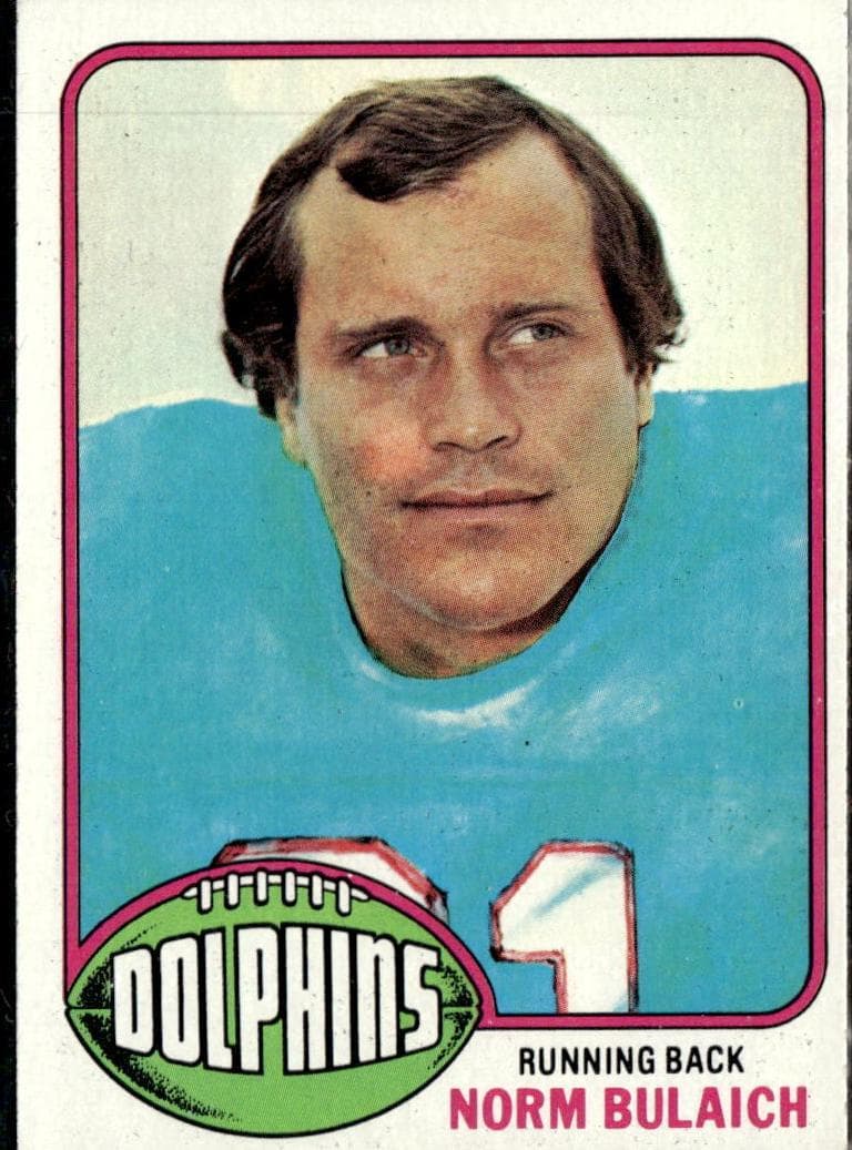 Norm Bulaich 1976 topps Topps