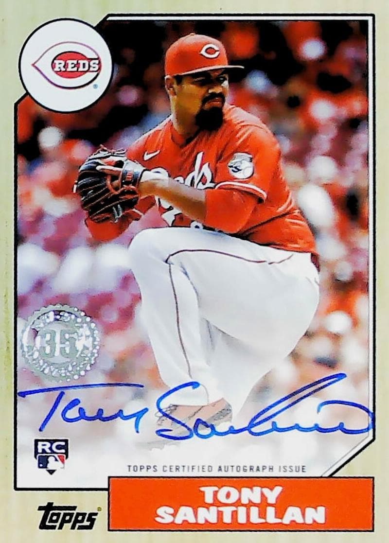 Tony Santillan 2022 topps Topps Update
