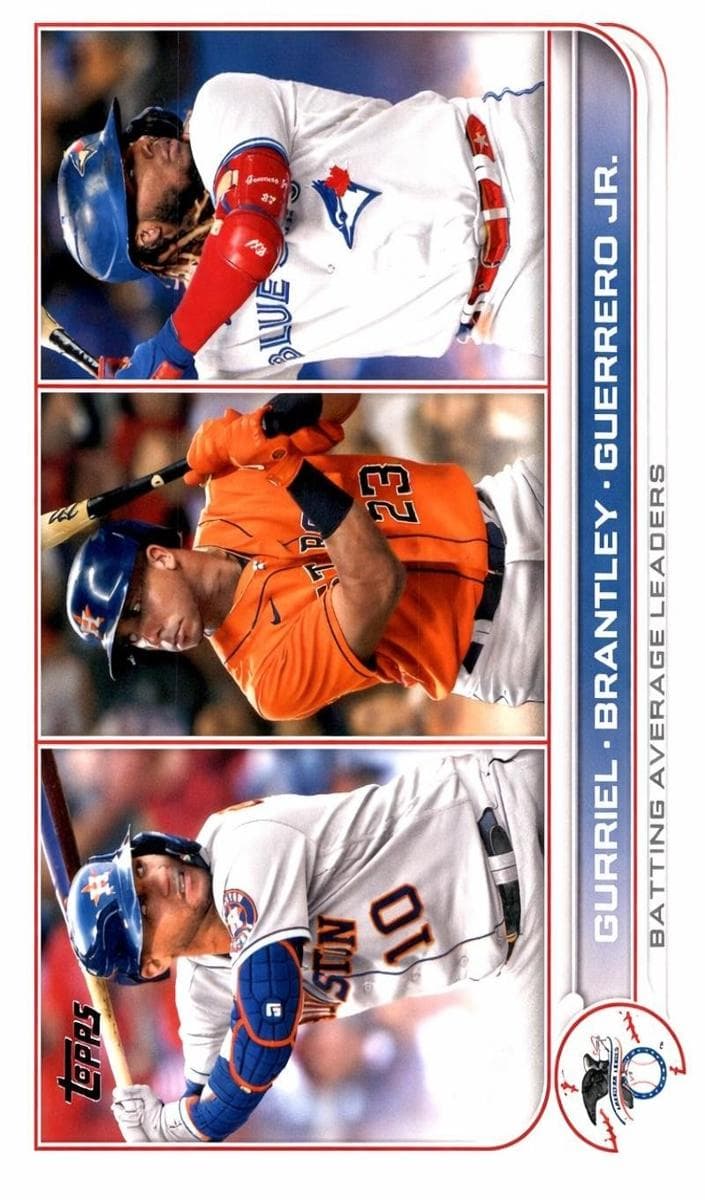 AL Batting Average Leaders (Yuli Gurriel / Michael Brantley / Vladimir Guerrero Jr.) #165