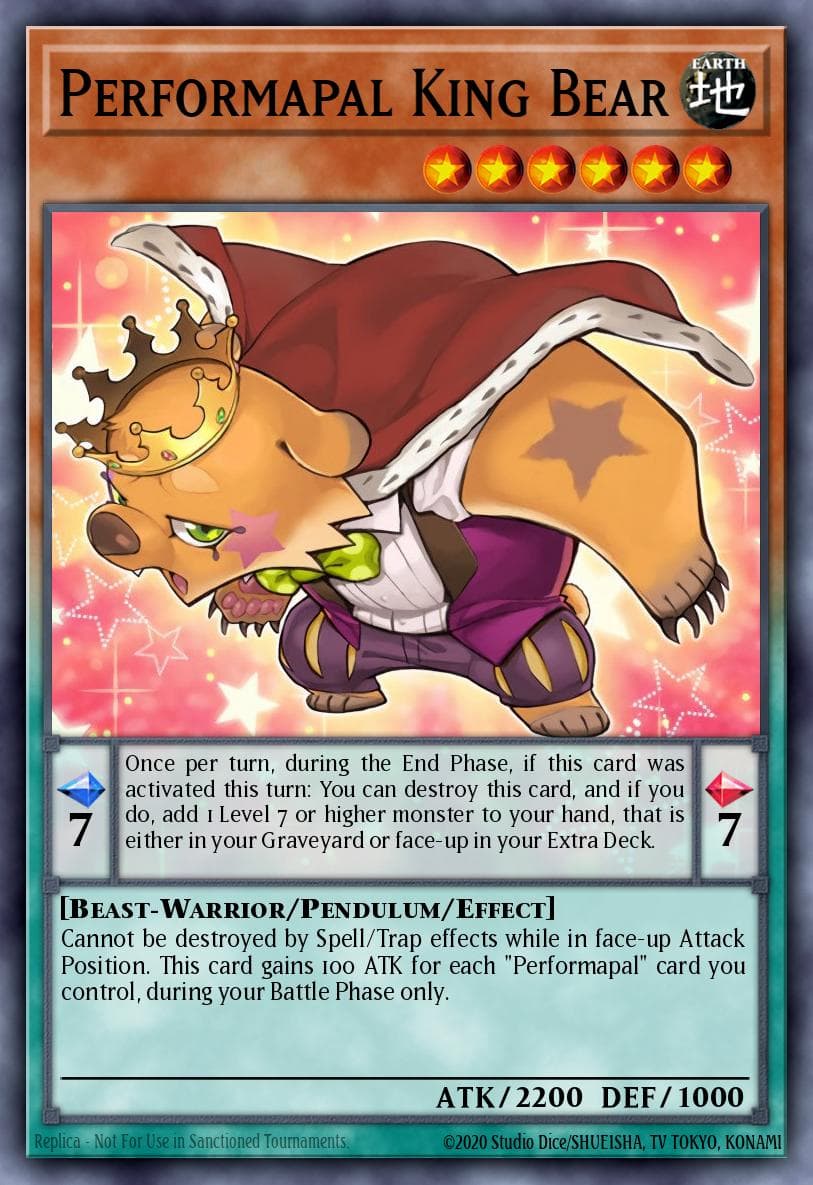 Performapal King Bear #YS16-EN002