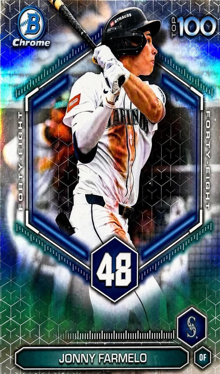 Jonny Farmelo trading card
