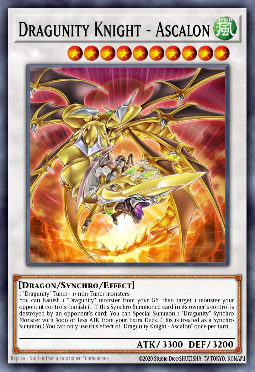 Dragunity Knight - Ascalon 2018 Yu-Gi-Oh! Cybernetic Horizon