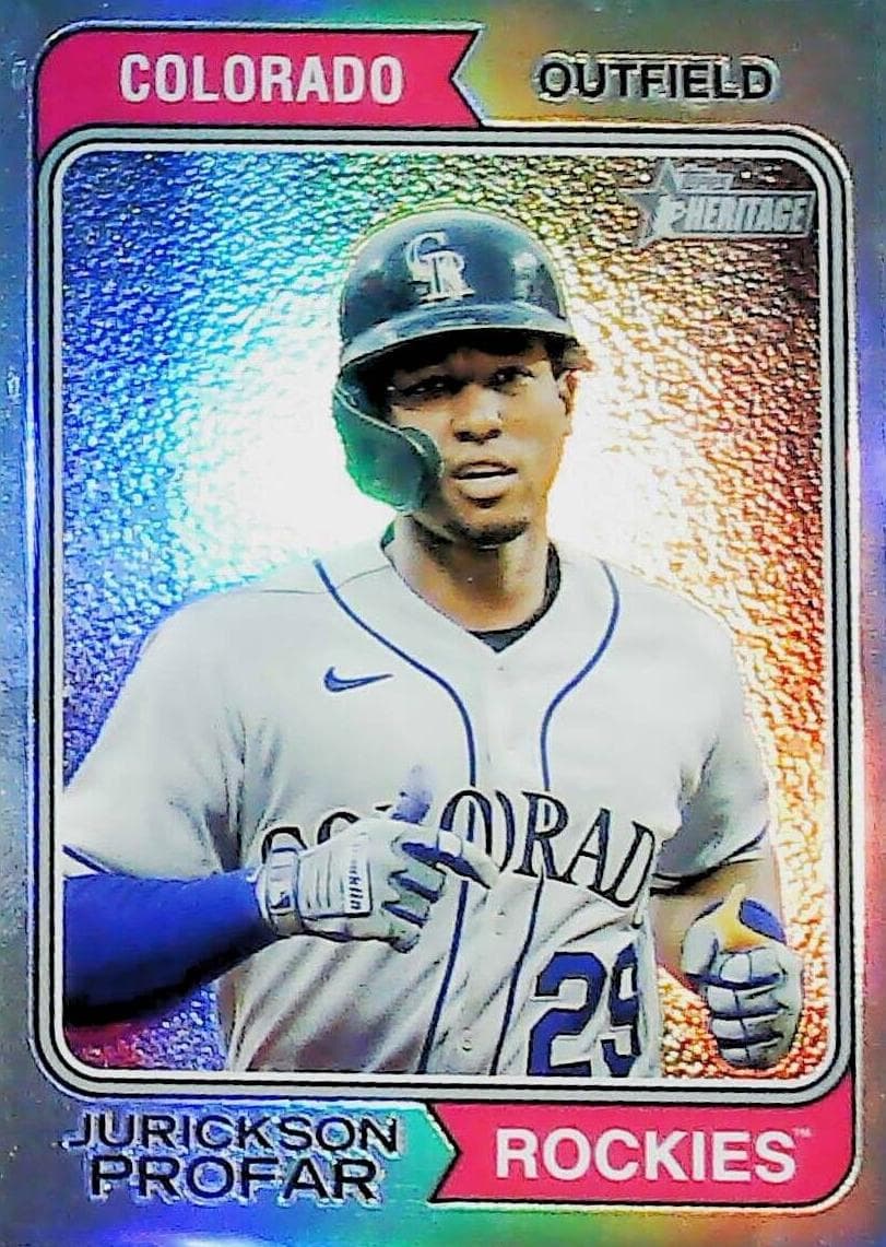 Jurickson Profar 2023 topps Topps Heritage