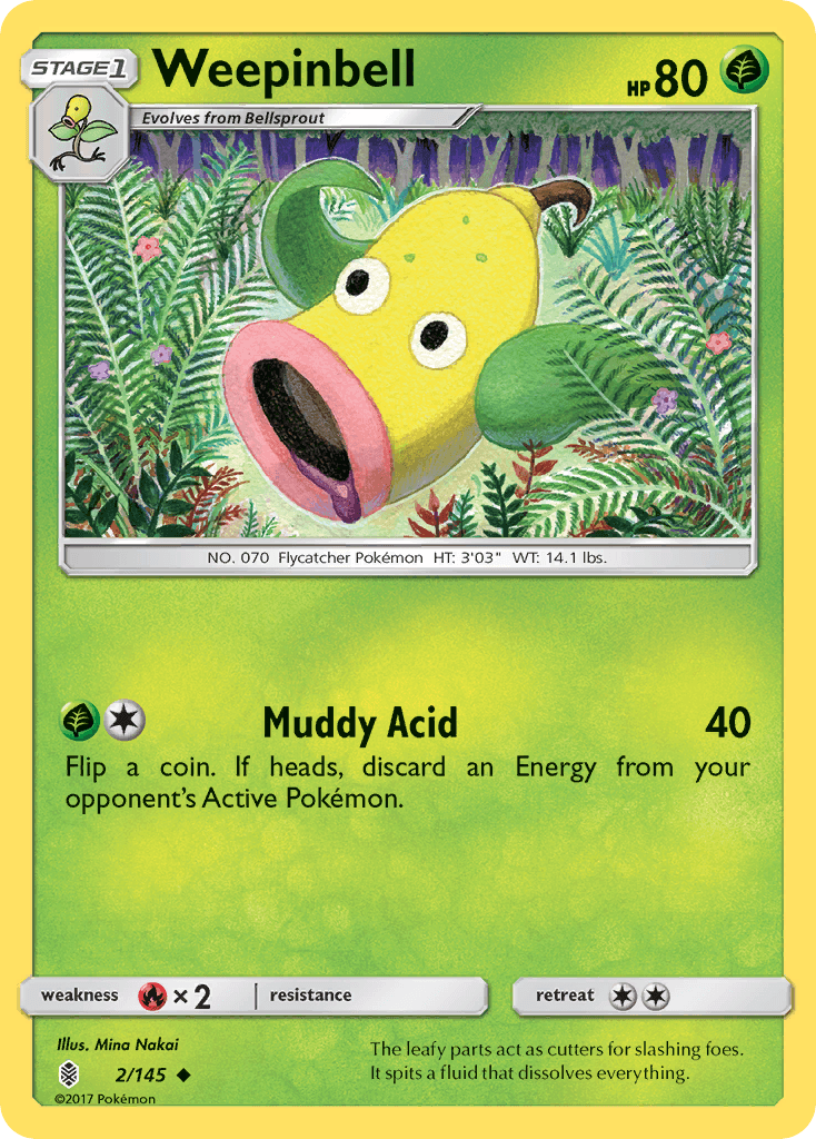 Weepinbell 2017 Pokemon
