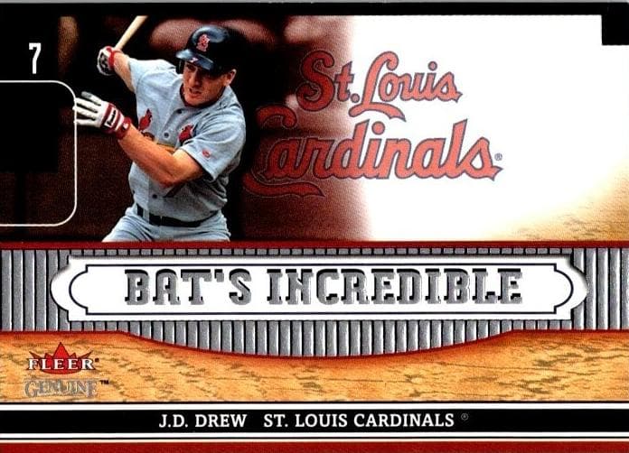 J.D. Drew 2002 fleer Fleer Genuine