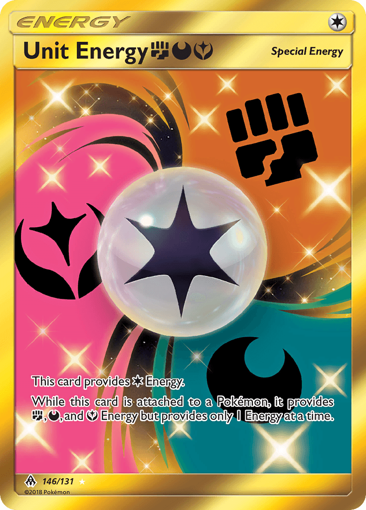 Unit Energy FightingDarknessFairy 2018 Pokemon