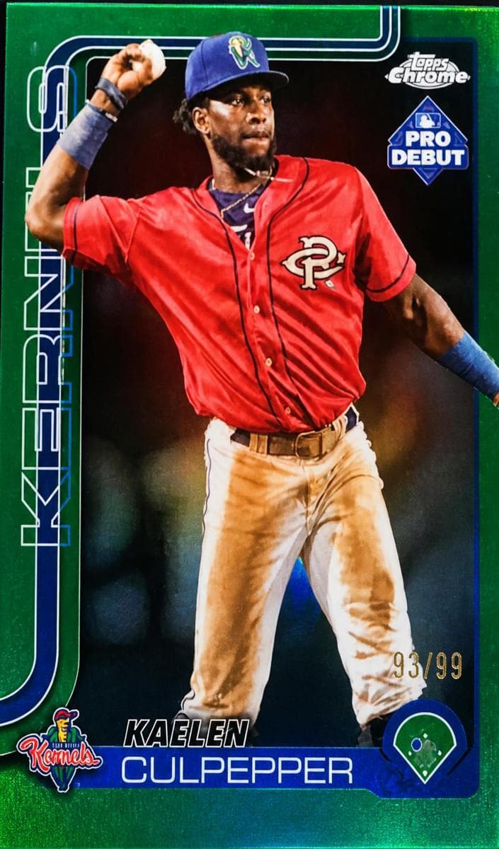 Kaelen Culpepper 2025 topps Topps Pro Debut