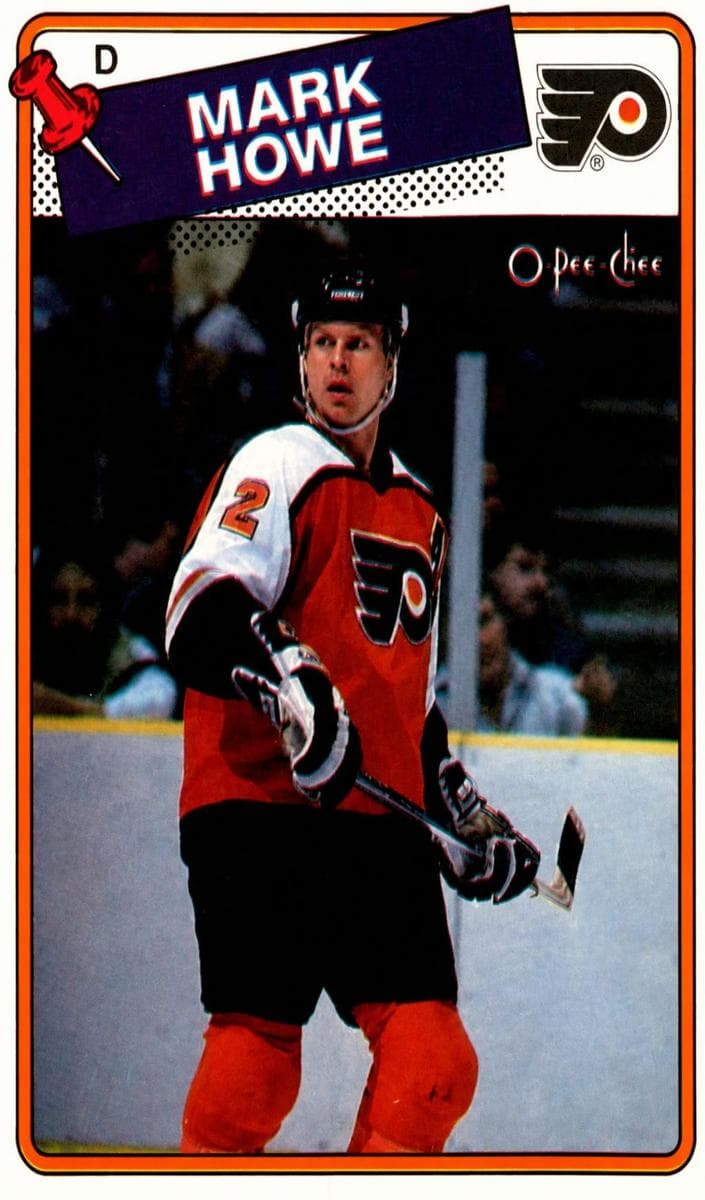Mark Howe 1988 topps Topps