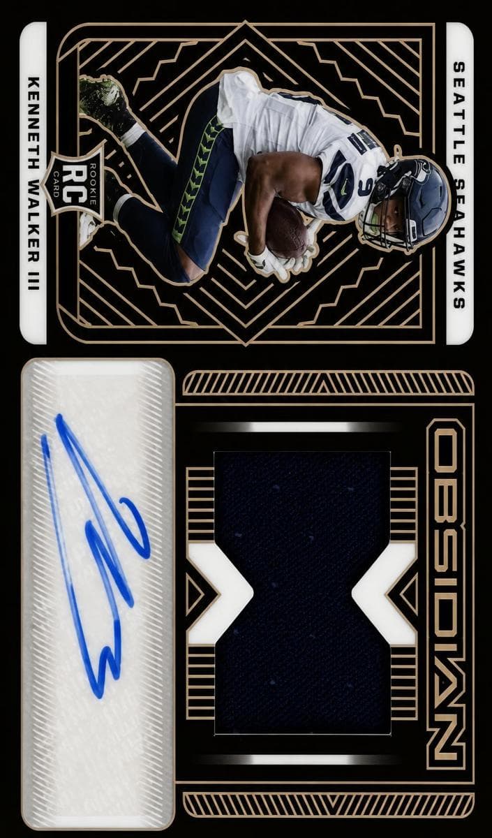 Kenneth Walker III 2022 panini Panini Obsidian