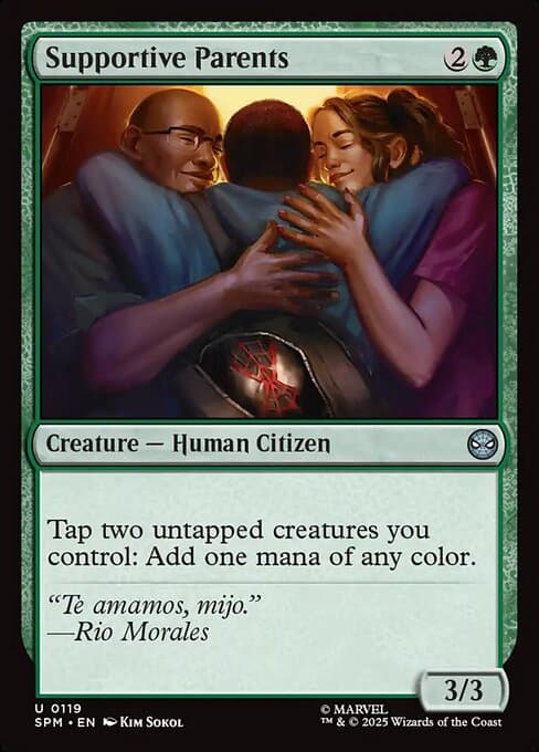 Supportive Parents 2025 Magic: The Gathering Marvel Spider-Man